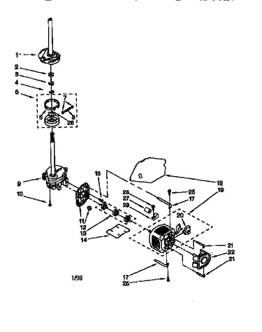 Motor and pump