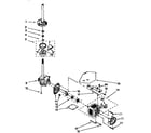 Kenmore 11016502692 motor and pump diagram