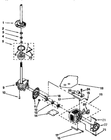 Motor and pump