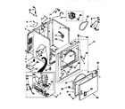 Kenmore 11076712691 cabinet diagram