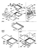 Deli,shelf,&crisper assemblies