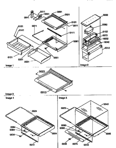 Deli,shelf,&crisper assemblies