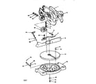 Craftsman 113234580 motor and gear box assembly diagram