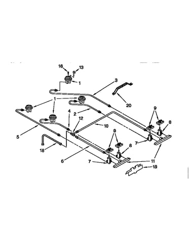 Cooktop burner