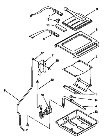 Broiler and oven burner