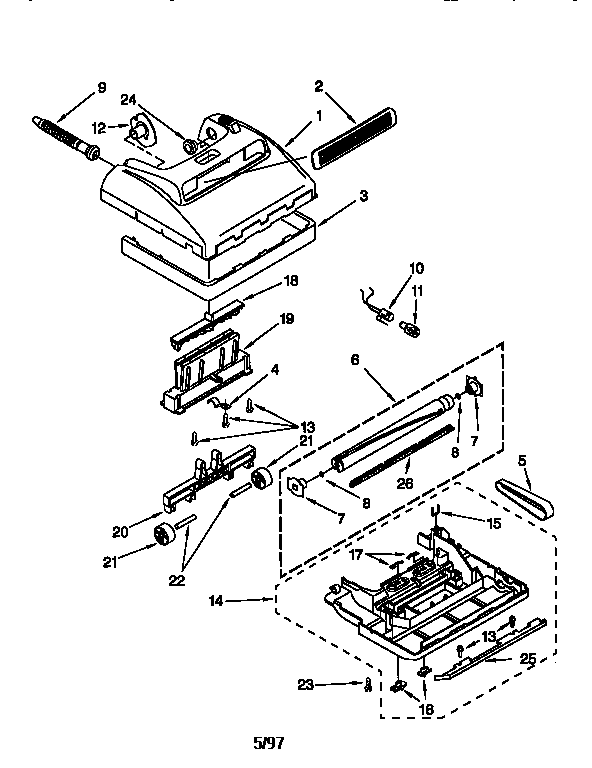 Nozzle and motor