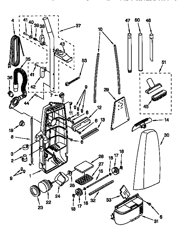 Dust compartment