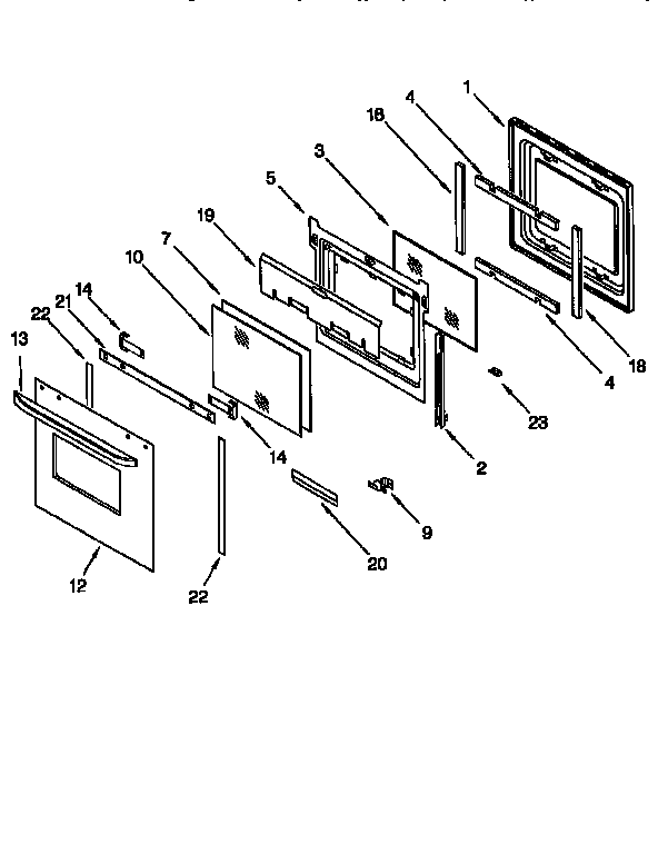 OVEN DOOR