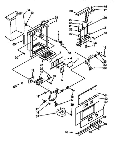 Dispenser and front
