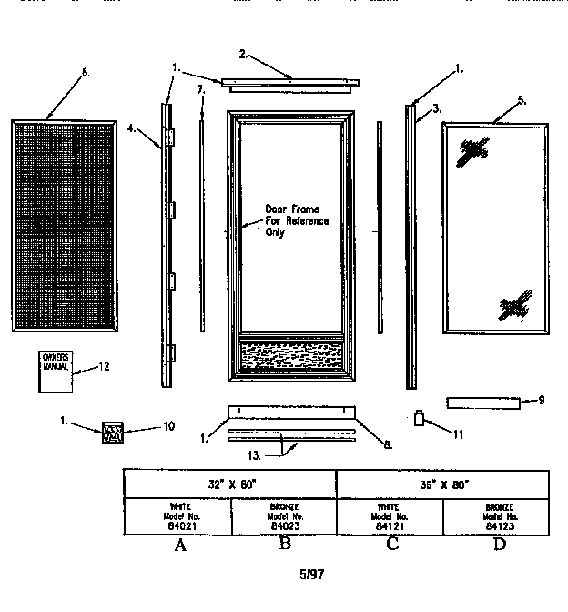 Replacement parts