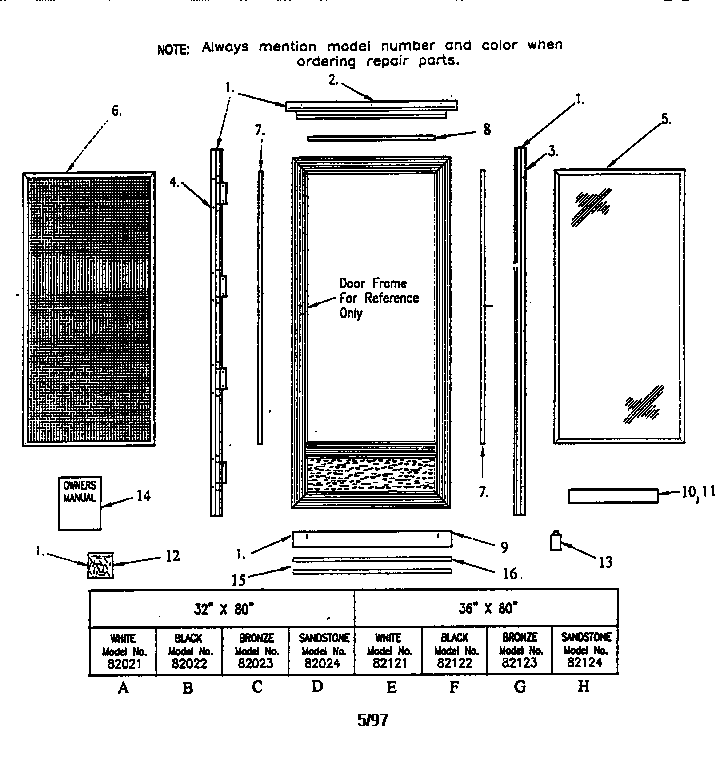 Replacement parts