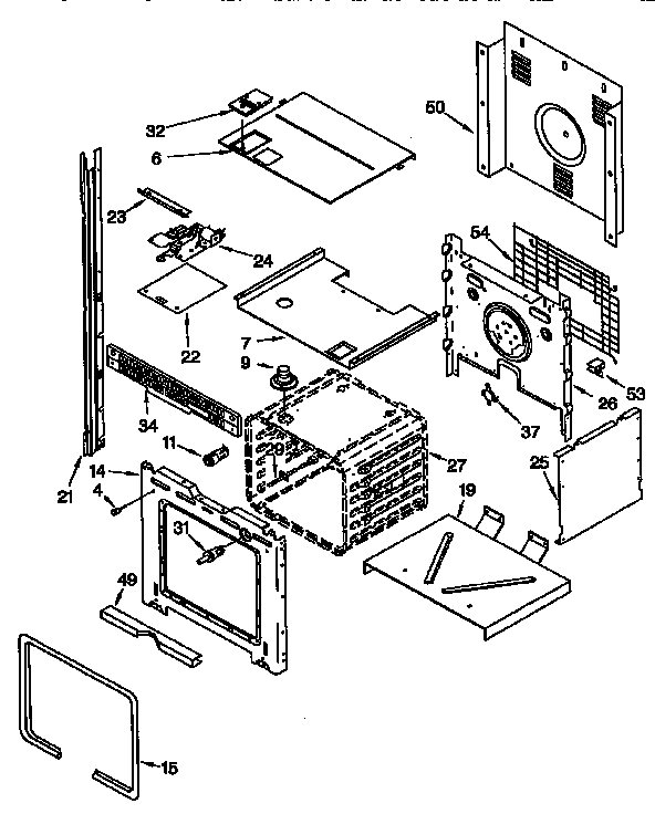 Upper oven
