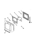 Lower oven door