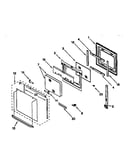 Upper oven door