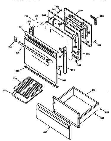 Door and drawer