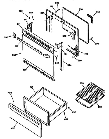 Door and drawer
