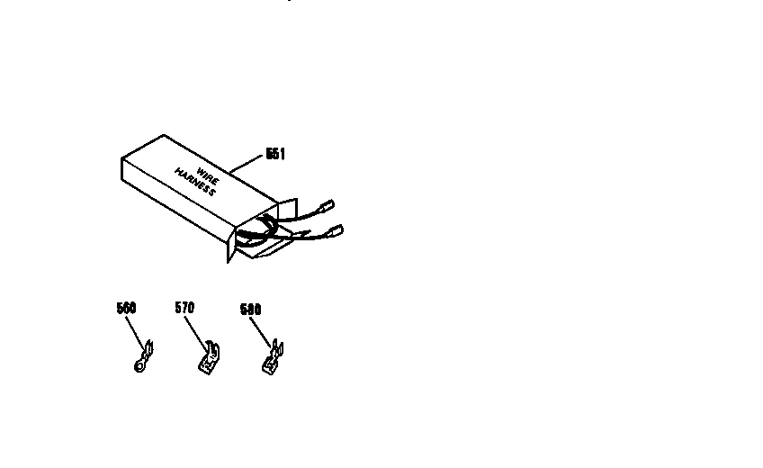 WIRE HARNESS AND COMPONENTS