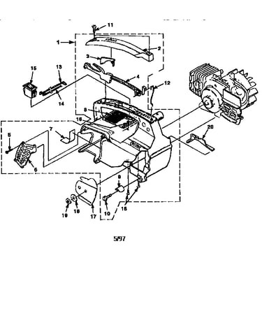 Engine housing