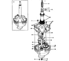 Kenmore 41799570130 gearcase/transmission diagram
