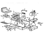 MTD 13AL660 THRU 679F720 seat assembly diagram