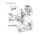 Sabre SABRE/JOHN DEERE blower housing&bracket 46"(1,17m) diagram