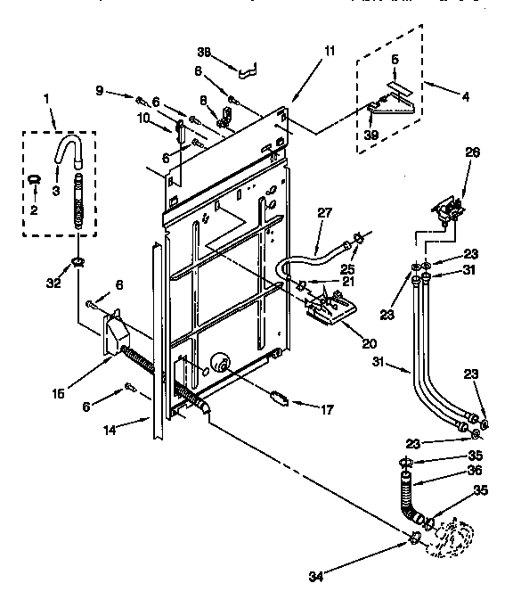 Rear panel