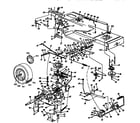 MTD 13AS695G118 lower frame assembly diagram