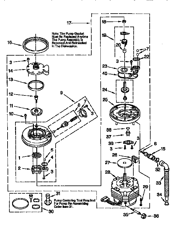 Pump and motor
