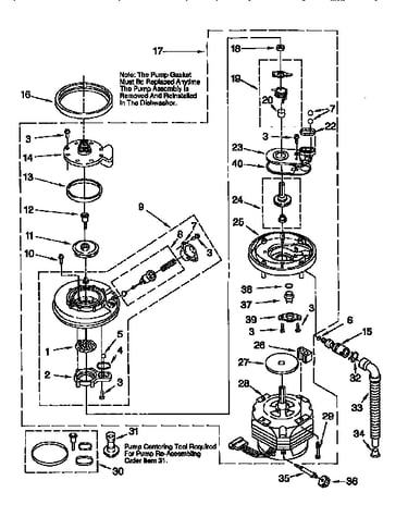 Pump and motor