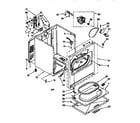 Whirlpool LER5636EZ2 cabinet diagram
