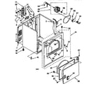 Whirlpool LER8875EQ1 cabinet diagram