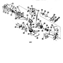 Ryobi 410R carburetor/flywheel and cylinder assemblies diagram