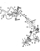 Throttle and tine assembly