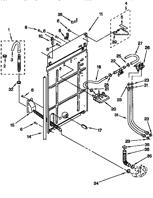 Rear panel