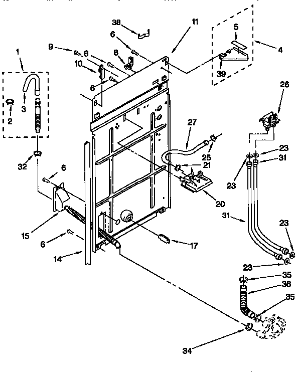 Rear panel