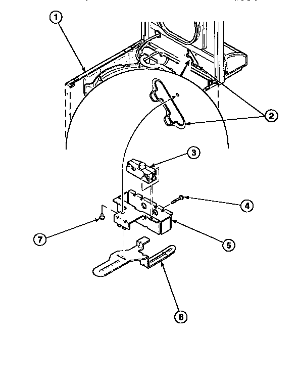 Loading door switch