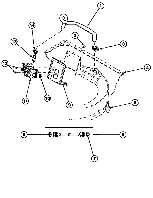 MIXING VALVE AND MOUNTING BRACKET