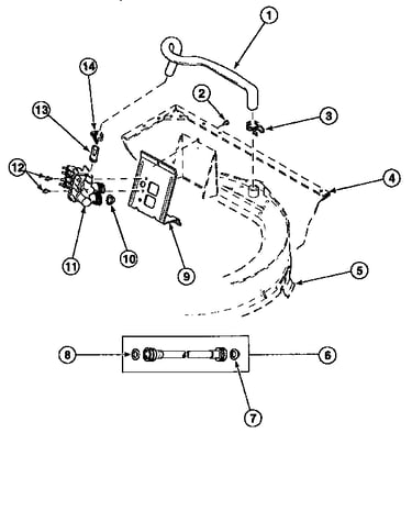 Mixing valve and mounting bracket