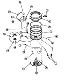 Pressure hose and counterweight