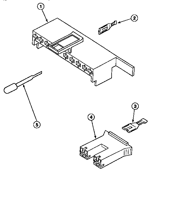 TERMINALS AND EXTRACTOR TOOL