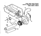 Homelite HB-180-V UT08010-F blower tube kit diagram