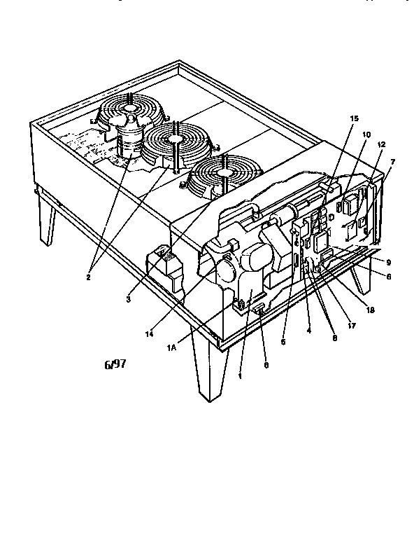 Direct drive fan motor
