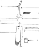 Handle and bag housing