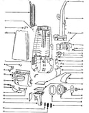 Handle and bag housing