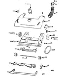 Nozzle and motor assembly