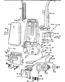 Handle and bag housing