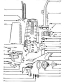 Handle and bag housing