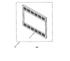 Whirlpool MK6127XES0 trim kit diagram