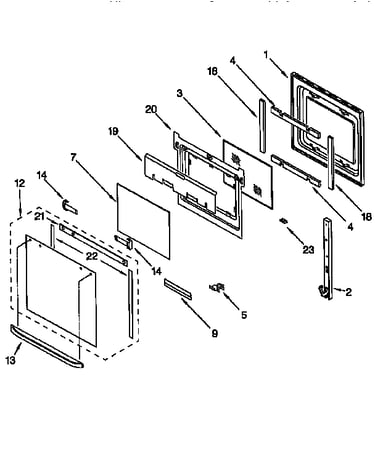 Oven door