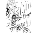 Kenmore 11637211793 dust compartment and motor diagram